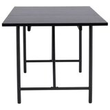 Venture Home Astrid pravokutni blagovaonski stol 200 × 90 cm, crni | shoptok.hr