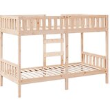  Krevet na kat 75 x 190 cm od masivne borovine | shoptok.hr