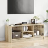 TV ormarić sa staklenim vratima boja hrasta sonome 102x37x42 cm | Eponuda.ba