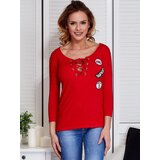Factory Price Blouse-PL-BZ-1415.04-red | Shoptok.si