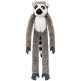 Plišana igračka lemur s čičkom za vješanje siva 35 cm | shoptok.hr