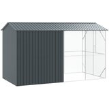  Kavez za ptice Antracit 430 x 208 x 247 cm Cinkani čelik | shoptok.hr