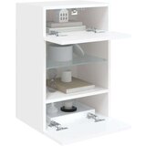  Zidni TV ormarić s LED svjetlima bijeli 40 x 30 x 60 5 cm | shoptok.hr