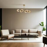 Opviq yeni favori 6 Lı eskitme bal Camlı avize ambergoldblack chandelier | ePonuda.com