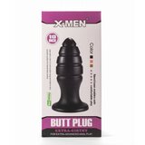 X-Men 10" Extra Girthy Butt Plug Black VIII XMEN000169 Cene