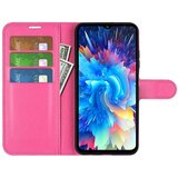 INORCO Za Infinix Hot 20 5G telefonska lupina proti praskam, etui za telefon s preklopnim stojalom in teksturo litchi iz PU usnja, (22035979) | Shoptok.si