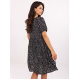 Sublevel Dress-D73771M30466A-black-white | Shoptok.si