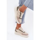 Boto Women's Platform Sneakers Leopard Beige Kelsia | shoptok.hr