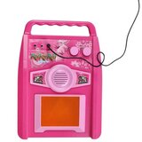 ISO TRADE dječja električna gitara s pojačalom i mikrofonom na stalku, roza | shoptok.hr