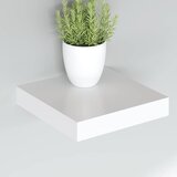 Plutajuće zidne police 4 kom bijele 23 x 23,5 x 3,8 cm MDF | shoptok.hr