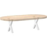  Noge za klub stolić u obliku slova X, 2 kom, bijele, 37 x (30-31) cm, čelik | Eponuda.com