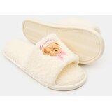 Sinsay Papuče s motivom medvjedića i teddy završetkom | shoptok.hr