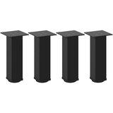 vidaXL Noge za mizo za kavo 4 kosi črna 30-32 cm jeklo | Shoptok.si