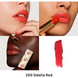 Gucci Beauty Rouge à Lèvres Voile sjajilo za usne nijansa 500 Odalie Red 3.5 g | shoptok.hr
