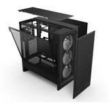 NZXT H5 Flow Black RGB mini-ITX, Micro-ATX, ATX, Mid-tower, 4x F120Q Fans | Eponuda.ba