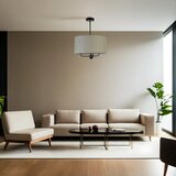 Opviq bambu 06 abajurlu 3 Lü Sarkıt avize greyblack chandelier Cene