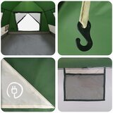 Instant šator otporan na vodu 4-osobni Zelena | shoptok.hr
