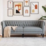 SOFA Svijetlo siva 201,5 x 74,5 x 74,5 cm Poliester | shoptok.hr