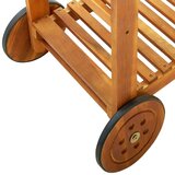 vidaXL Vrtna kuhinjska kolica od bagremovog drva 92 x 43,5 x 141,5 cm | shoptok.hr