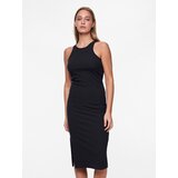 Pieces Obleka 'RUKA' črna | Shoptok.si