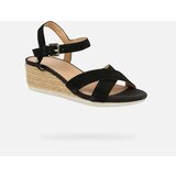 Geox Ischia Corda Black Women's Wedge Shoes - Women's | Shoptok.si
