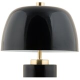 Leitmotiv Crna LED stolna lampa s mogućnosti zatamnjivanja s metalnim sjenilom (visina 30 cm) Freya – | shoptok.hr