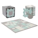 Kinderkraft puzzle LUNO oblici, mint | shoptok.hr