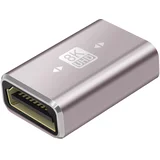 Adapter HDMI Ženski na HDMI Ženski 2.1 8K UHD, Srebrna, (5000191846)