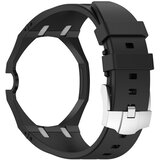 INF Silikonski pašček za uro, kompatibilen s Swatch Royal Pop in AP, 20mm Black, (5000310812) Cene