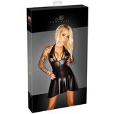 Noir - plisirana haljina bez naramenica s prozirnim poprsjem (crna) - XL | shoptok.hr