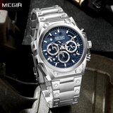 Megir 4220 silver muški sat Cene