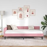  Kutni okvir kreveta Ružičasta 80 cm x 200 cm Baršun | shoptok.hr