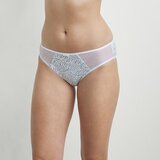 DIM GENEROUS COTTON BIO SLIP - Women's bio cotton panties - white - blue | shoptok.hr