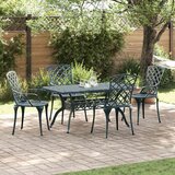  Vrtna stolica 4 pcs Zelena 61 x 60,5 x 93cm Aluminij | shoptok.hr
