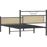  Okvir kreveta bez madraca boja hrasta sonome 100x200 cm drveni | shoptok.hr