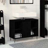 vidaXL crna hrastovina toalet crna hrastovina mdf srednja | shoptok.hr
