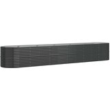  Visoka greda iz prašno premazanega jekla 440x80x68 cm antracit, (20981548) | Shoptok.si