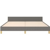  Posteljni okvir z vzglavjem temno siv 160x200 cm blago, (20788084) | Shoptok.si