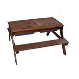 Otroško vrtno pohištvo Otroški komplet za piknik s škatlami – obarvan | Shoptok.si