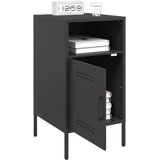  Noćni ormarići 2 kom crni 36x39x68 cm čelik | Eponuda.com