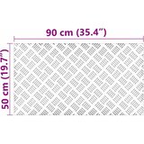  Stepenica Pravokutni 4 pcs Srebrno 90 x 50 cm Aluminij | shoptok.hr