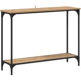  Konzolna stolica s policom hrast artisan 101 x 30.5 x 75 cm | shoptok.hr