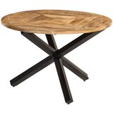 vidaXL Blagovaonski stol Ø 110 x 75 cm masivno grubo drvo manga Cijene
