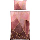 Esposa obojestranska posteljnina uni satin 140/200 cm saten sivovijolična | Shoptok.si