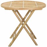  Stol za vrt Prirodna 80 x 70 cm Bambus | shoptok.hr