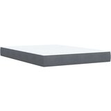 vidaXL Krevet s oprugama i madracem tamnosivi 140x200 cm baršunasti | shoptok.hr