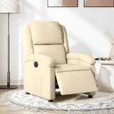 Maison Chic Električni naslanjač - Relax naslanjač krem tkanina, (22062011) | Shoptok.si