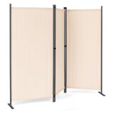 Multi Garden preklopni paravan za vrt i prostorije, 3-dijelni &amp;ndash; 167x164 cm, bež Slike