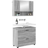  Set namještaja za kupaonicu 2 kom. Siva Sonoma | shoptok.hr