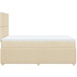  Krevet box spring s madracem krem 120 x 190 cm od tkanine | shoptok.hr